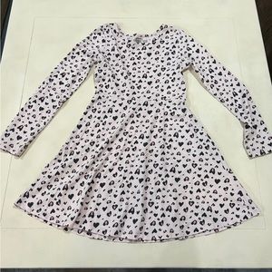 George punk with leopard print hearts dress size 10/12